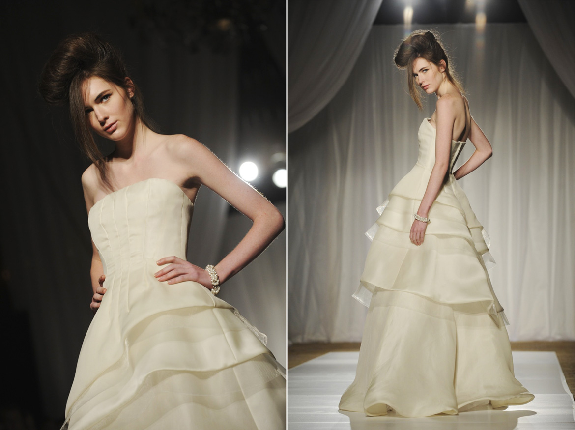 Douglas Hannant Bridal Gowns on Runway in New York by MIKE COLON®