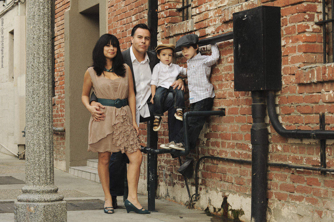 Jeremy Lucero and Family in Fullerton | Photography by MIke Colón