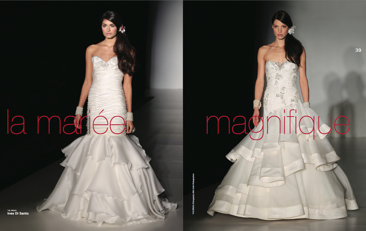 Ines DiSanto Bridal Gown Collection 2011 Market Runway New York City